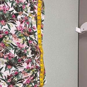 Floral Tropical Print swim skirt